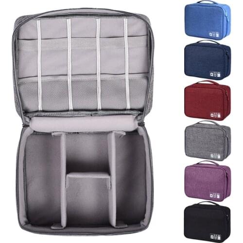 Travel Bag Organizer Cable Organizer Bag Multifunction Storage Accessories Wires Gadgets USB Cosmetic Suitcase Organizer