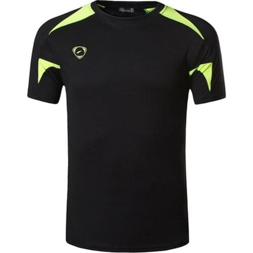 Jeansian Mens Tshirt T-Shirt Tee Shirt Sport Dry Fit Short Sleeve Running Fitness Workout LSL3209 Black