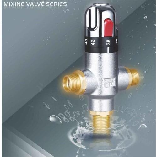 G1/2 DN15 Solar Water Heater Thermostatic Mixing Valve to keep Temperature Stable