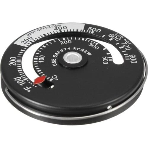 Magnetic Stove Flue Pipe Thermometer Multi Fuel Woodstove Woodburner Stove Pipe