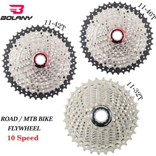 MTB Mountain Bicycle Flywheel 10 Speed 28T 32T 36T 40T 42T 46T 50T Road Bike Cassettes 10V for Shimano HG Freewheel Bike Sproket