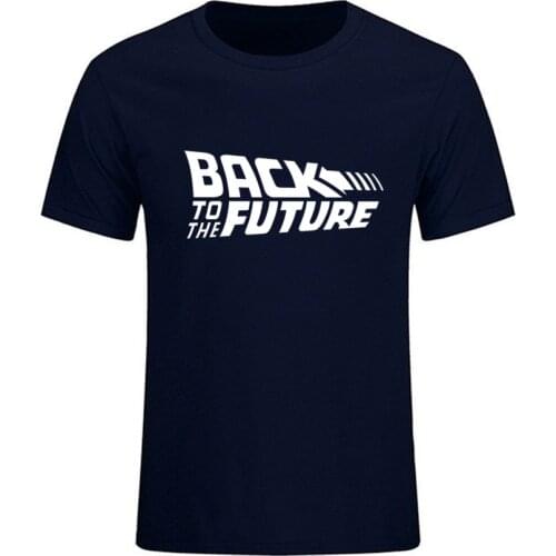 Back To The Future Movies T-shirt Men 2020 Casual Brand Clothes Tee Shirts Movies Harajuku Mens T-shirts Hip Hop Tops T Shirt