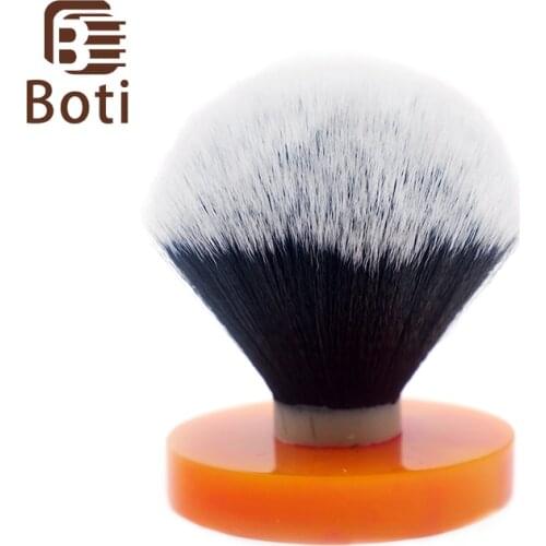 Boti Brush-Tuxedo Synthetic Hair Knot Thin Hair Bulb Type Shaving Brush Mens Daily Cleaning Beard Tool Beard Care Kit