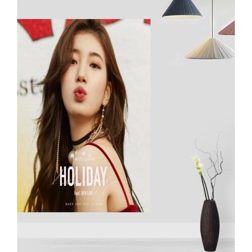 Customizable Suzy Bae Poster Wall For Living Room Art Poster Decoration Silk Fabric Bright Smooth No Frame Morden Print Wall