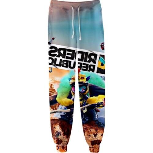2020 New Riders Republic Pants Casual Loose Sweatpants Men/Women Running Jogging Trousers Harajuku Hip Hop Sport Pants