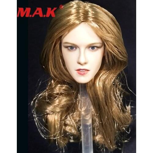 New Arrival 1/6 Russian Beauty Head Sculpted Blond Hair Pale Skin For 12'' inch Female Figure Body IN STOCK