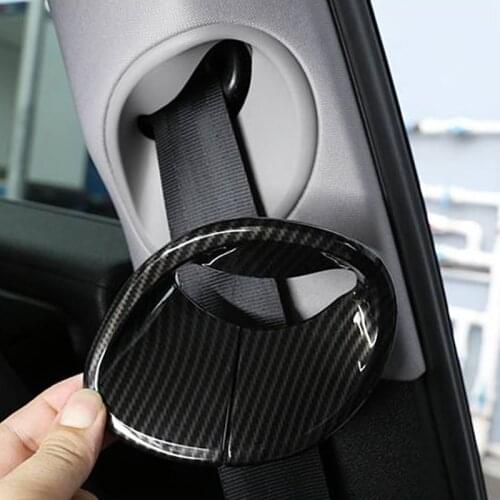 For Alfa Romeo Giulia Car Front Seat Belt B-pillar Decorative Cover Interior Decoration Accessories