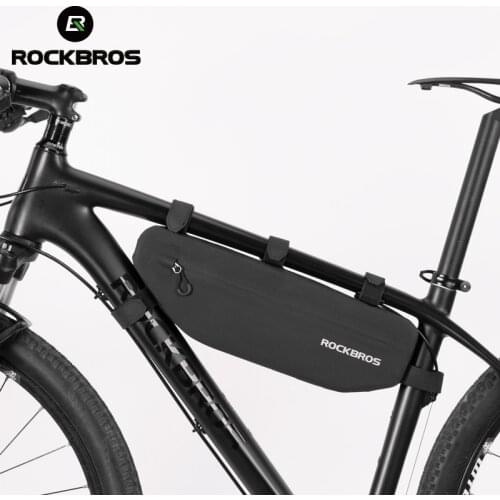 ROCKBROS Bicycle Waterproof Bag Cycling Top Tube Front Frame Parcel Triangle Pannier Dirt-resistant MTB Road Bike Accessories