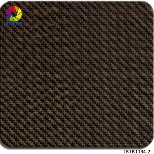 TSAUTOP Size 1m x 10m new carbon fiber water transfer printing film for hydro dipping WDF1134-2