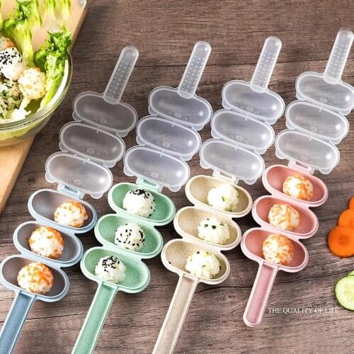 Creativity Rice Ball Molds Sushi Mold Making Tools Bento Accessories Maker DIY Sushi Rice Mold Kitchen Sushi