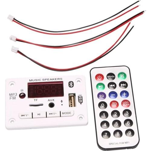 2X25W Power Amplifier MP3 Decoder With Call And Recording Function Audio Decoder Support FM TF USB AUX Recorders