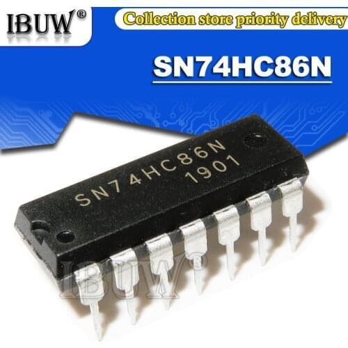 10PCS SN74HC86N DIP14 SN74HC86 74HC86N 74HC86 DIP Integrated IC