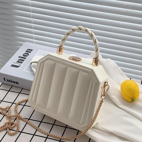 High Quality Women Acrylic Handbags Fashion Ladies Shoulder Messenger Bag Designer Female Crossbody Bags for Women Messenger Bag