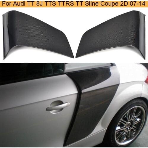 Carbon Fiber Rear Side Door Fender Car Guard Board for Audi TT 8J TTS TTRS TT Sline Coupe 2 Door 07-14 Car Side Door Fender