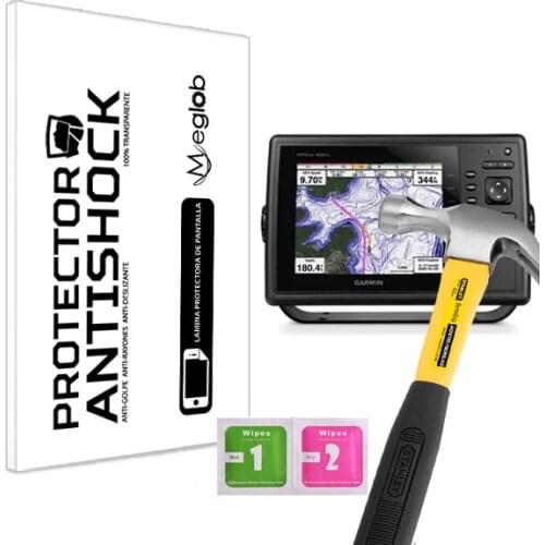 Screen protector Anti-Shock Anti-scratch Anti-Shatter compatible with Garmin GPSMAP 840xs