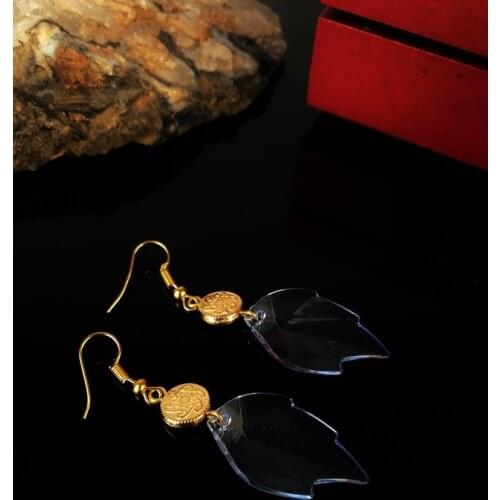 Dr Stone Natural Stone Women 'S Special Cut Crystal Earrings XNRS834 373144929