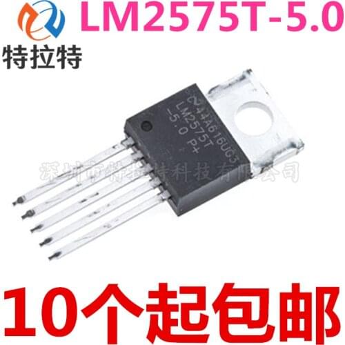 10pcs/lot LM2575T-5.0 TO220 LM2575T-5V TO-220 LM2575-5.0 TO220-5
