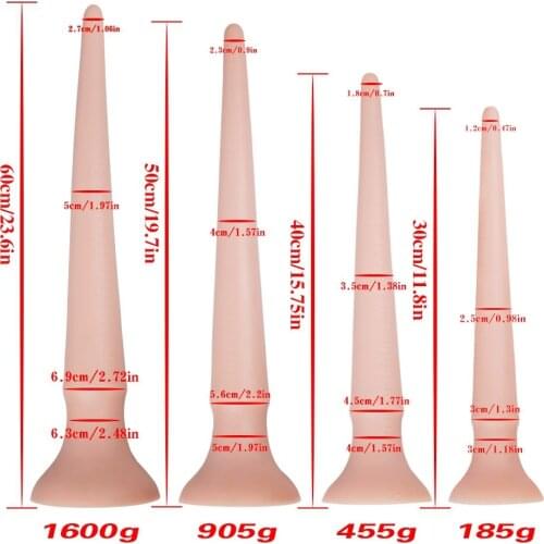 Super Long Anal Dildo Huge Silicone Anal Butt Plugs Erotic Adult Sex Toys For Women Men Gay Anus Dilator Anal Plug Expander