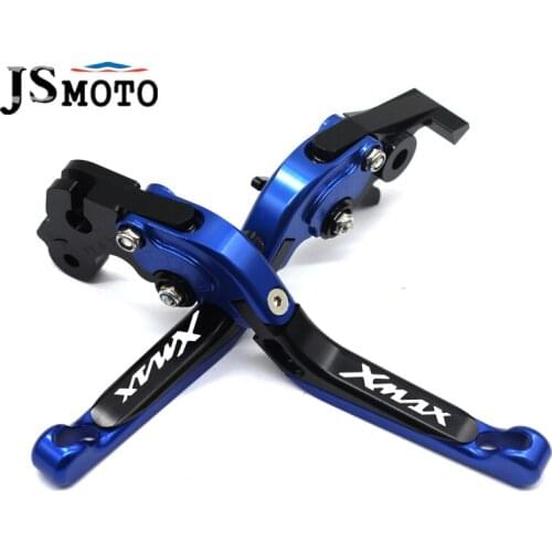 Motorcycle CNC Aluminum Brake Clutch Lever Adjustable Folding Extendable Handle Grips For YAMAHA XMAX 250 300 125 400 Xmax 16-19