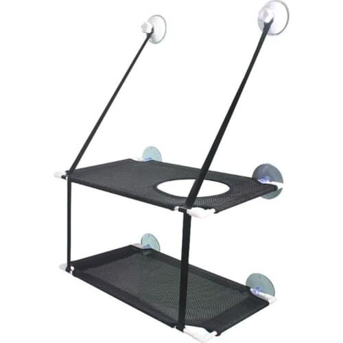 Double Deck Window Cat Bed Cat Window Perch Hammock Extra Large and Sturdy Easy to Assemble