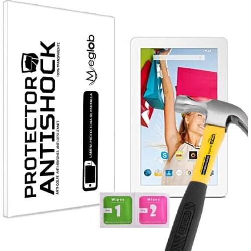 Screen protector Anti-Shock Anti-scratch Anti-Shatter compatible with Tablet Odys Rise 10 Quad