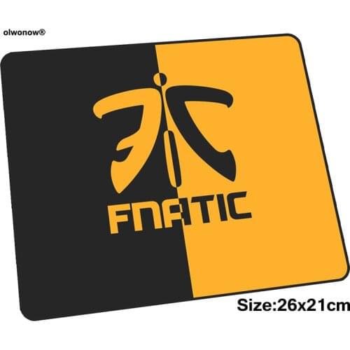 Fnatic mousepad 26x21cm gaming mouse pad big gamer mat High-end game computer desk padmouse keyboard locked edge play mats