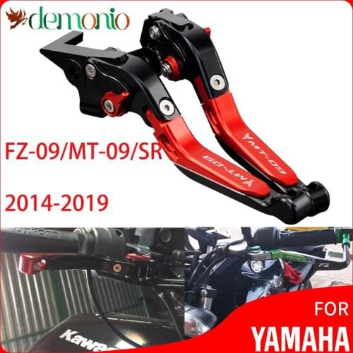 MT 09 Motorcycle Folding Brake Clutch Levers motorbike For YAMAHA FZ09 / MT09 / SR 2014 - 2019 FZ 09 FZ-09 MT-09 2018 2017 2016