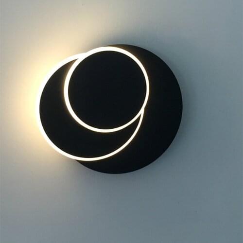 Nordic LED Wall Lamps Home Living Room Decoration Simple Wall Lights Bedroom Bathroom Wall Light Fixtures Adjustable Lighting