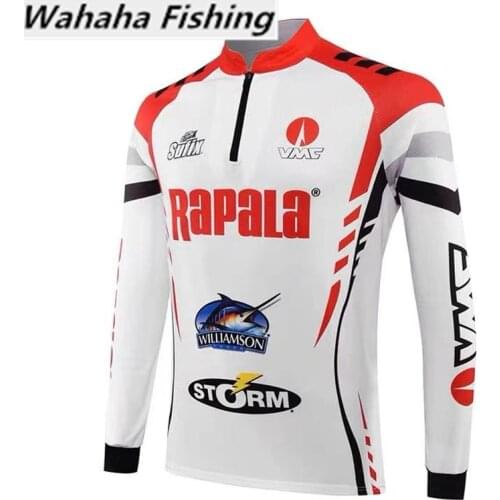 New Style Rapala Brand ARASHI Vests Quick-Drying Anti-UV Fishing Shirt Sports UV Sun Protection Clothes Long Sleeve Loose
