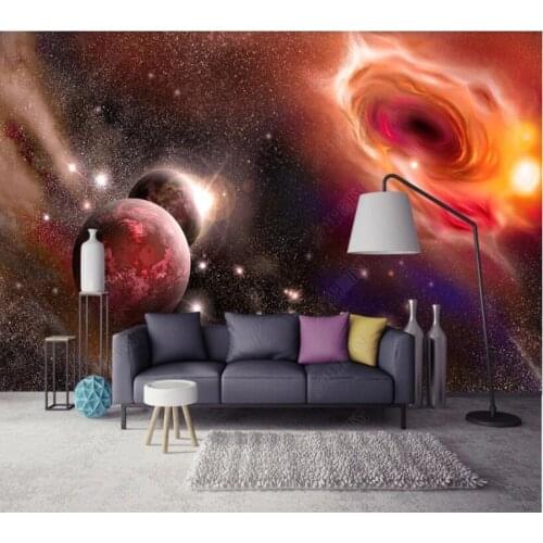 Papel de parede cool fantasy universe starry sky milky way 3d wallpaper mural,living room tv wall childrens bedroom wall decor