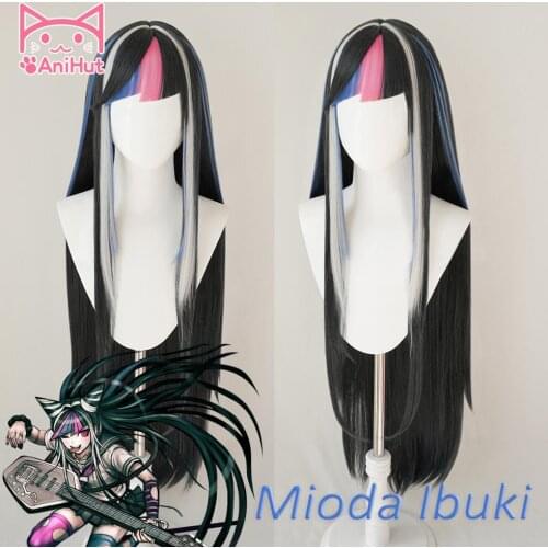 Mioda Ibuki Wig Danganronpa Cosplay Synthetic Heat Resistant Women Hair Mioda Ibuki