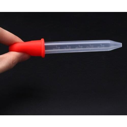5ml Silicone Pipette Liquid Food Dropper Plastic Baby Feeding Medicine Dropper Spoon Burette Infant Utensils