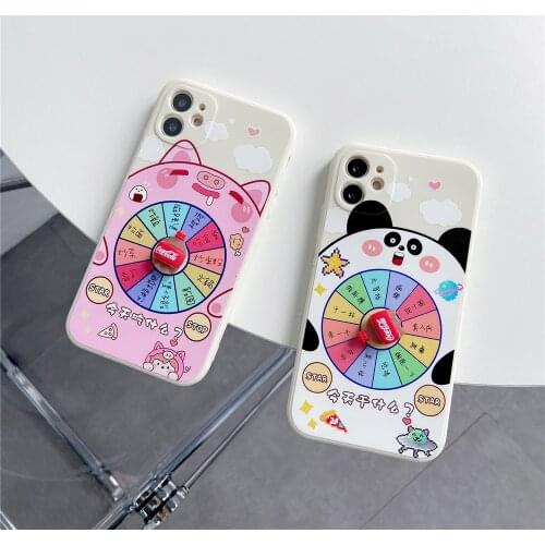 Funny Reliever Stress Roulette Phone Case For Iphone 12 11 Pro Max X Xr Xs Max 7 8 Plus Shockproof Silicone Back Cover Fundas