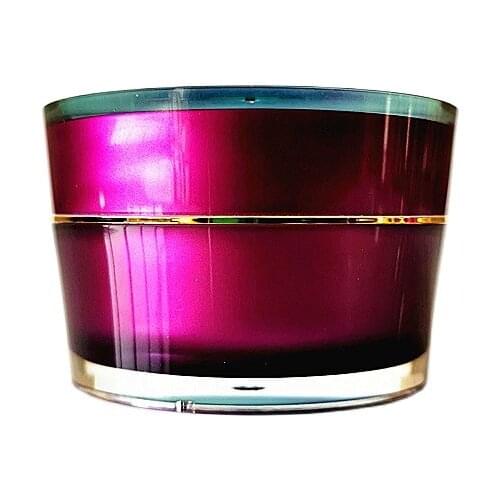 50G purple acrylic jar pot tin bottle cone shape cream/gel/moisturizer/essence/mask cream cosmetic packing plastic jar/pot