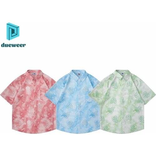 Dueweer Vintage Plaid Knitted Shirts Plus Thick Streetwear Hip Hop Woven Shirt Coat Long Sleeve Black White Tartan Shirts Men