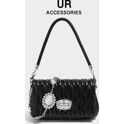 Soft Solid Crossbody bag for Women Luxury Brand Designer New Fashion Crossbody Causal Messenger Bags Tote Leather Clutch-bag New