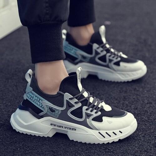 Trend Men Shoes Mesh Breathable Sport Shoes Sneakers Men Chunky Basketball Walking Sneakers Male Good Quality Casual Shoes Men 2