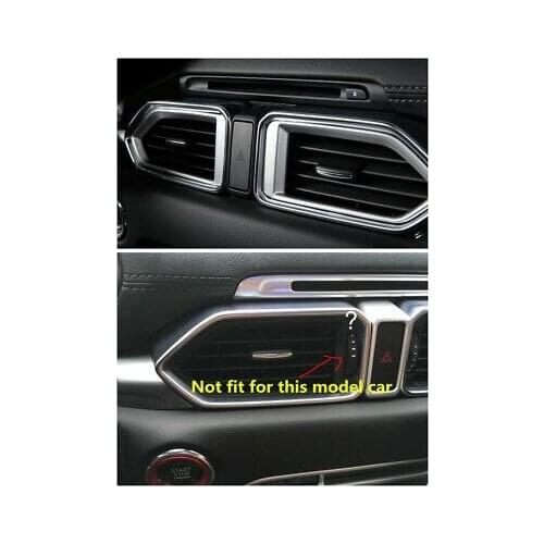 Inner Middle Air Condition Vent Cover Trim 2pcs For Mazda CX-5 2nd Gen 2017-2019
