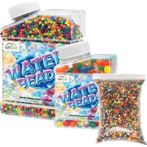 Water Beads Balls Filler Rainbow Grow Magic Mix Gel Children Toy Home Decor Mud With syringe Water Bullets Gun Toy Accessories
