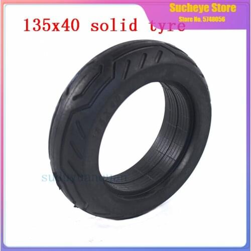 High quality 135x40 mm Electric scooter solid rubber tires for trolley scooter Wheelchair wheel135*40 Non inflatable tyres