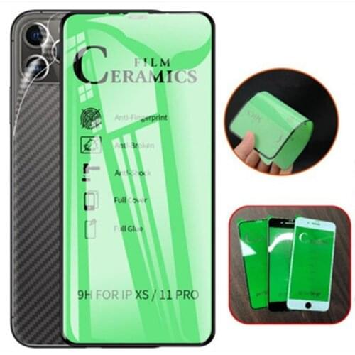 Ceramic Protective Film for IPhone 13 Pro Max Screen Protectors on IPhone 11 Pro Max 12 Mini X XS XR 6 S 7 8 Plus 13 Mini Film