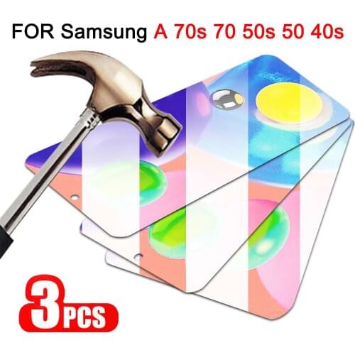 1-3PCS Glass Screen Protector For Samsung A 70 s A 70 A40 Tempered Tempered Screen Glass Safety Glass protective Film