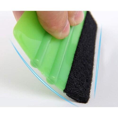 1PCS Car Vinyl Film Wrapping Tools Blue Scraper Squeegee With Felt EdgeCar Styling Stickers Accessories Auto Sticker Accessories