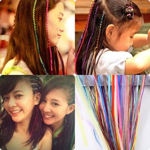 20Pcs Hair Rope Colorful Easy to Use Fabric Hip-hop Hair Strings for Women