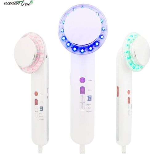7 in 1 Electric Microcurrent EMS Ultrasonic Face Body Slimming Beauty Device Photon Light Therapy Galvanic Ion Facial Care Tool