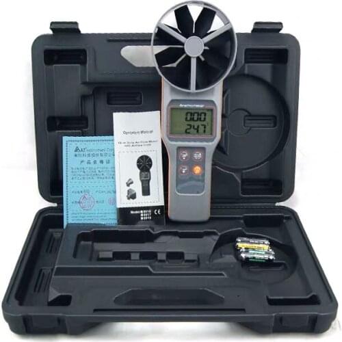 AZ8917 Anemometer Measures air Velocity Volume Temperature Humidity Dew Point Wet Bulb Temperature