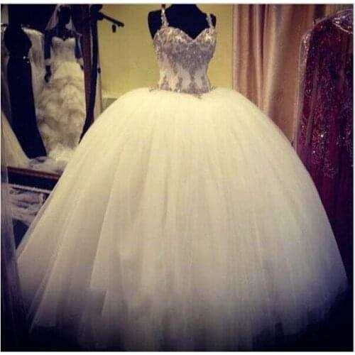 Real Image Ball Gowns Sweetheart Crystal bridal Gown China Online Store Vestido De Casamento Alibaba mother of the bride dresses