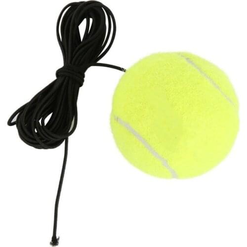 Elastic Rubber Band Tennis Ball Single Practice Training Belt Line Cord Tool Rebound Tennis Trainer for Partner Sparring Device