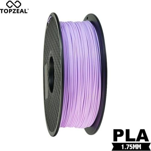 TOPZEAL High Quality Taro Purple Color PLA Filament 343m Length 3D Filament 1KG 1.75mm 3D Filament Raw Materials