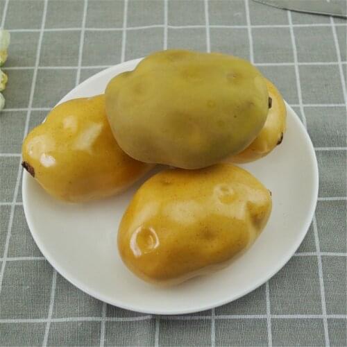 Faux Fake potato Artificial Vegetable model hotel dining room hall restaurant store shop decor Simulation Vegetables props